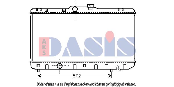 AKS DASIS Radiaator,mootorijahutus 210380N